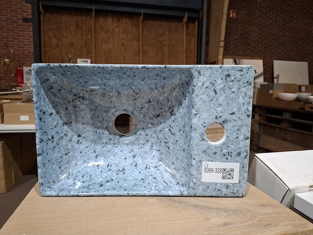 Fontein globo, le pietre, blauw - afbeelding 4 van  5