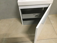 Fontein + kraan 55x50x25 cm wb, wit - afbeelding 3 van  3