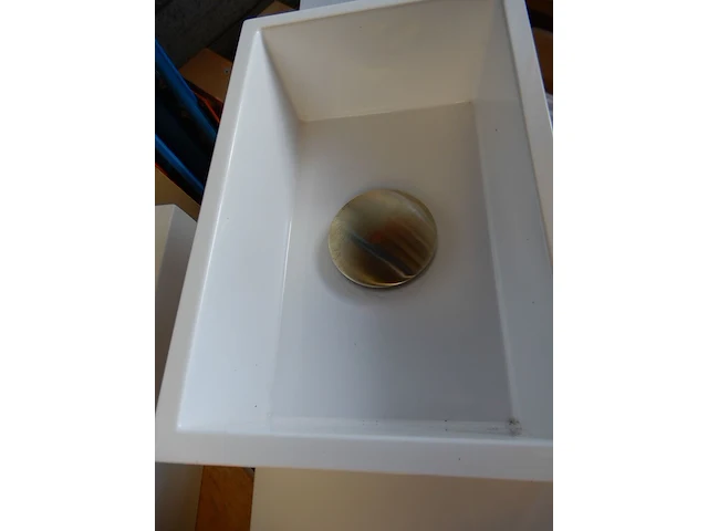 Fontein planchet, wit, 120x20x10cm - afbeelding 4 van  5