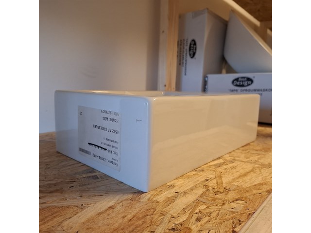 Fontein plieger, houston, glans wit - afbeelding 4 van  5