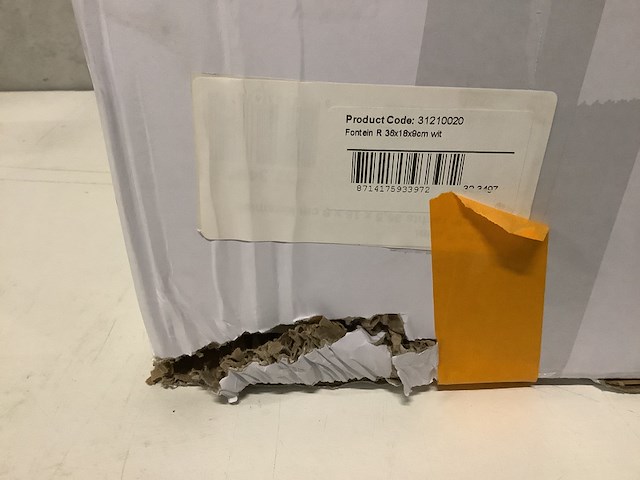 Fontein rechts 36x18x9 cm wb - afbeelding 3 van  4