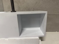 Fontein solid surface 20x54x20 cm + kraan wb - afbeelding 3 van  6