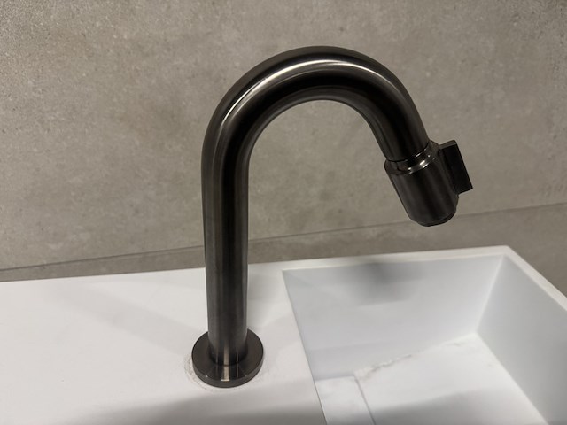 Fontein solid surface 20x54x20 cm + kraan wb - afbeelding 6 van  6