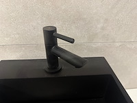 Fontein solid surface 28x30x12,5 cm + kraan wb - afbeelding 4 van  4