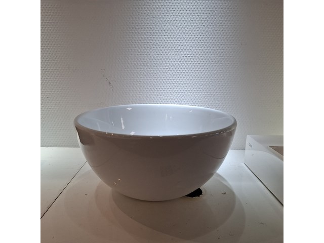 Fonteinkom, glans wit - afbeelding 1 van  4