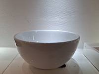 Fonteinkom, glans wit - afbeelding 1 van  4