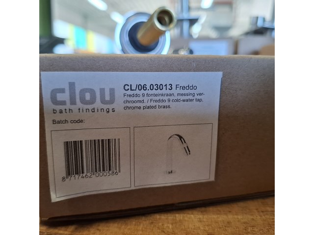 Fonteinkraan clou, freddo, chroom - afbeelding 5 van  5