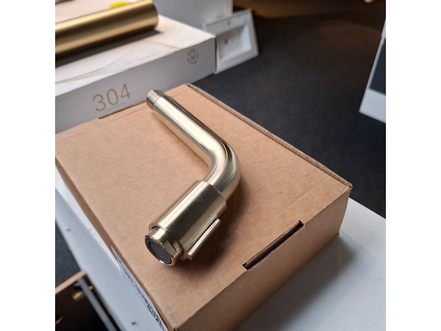 Fonteinkraan essentials, inbouw, messing mat - afbeelding 1 van  5
