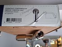Fonteinkraan essentials, inbouw, messing mat - afbeelding 2 van  5