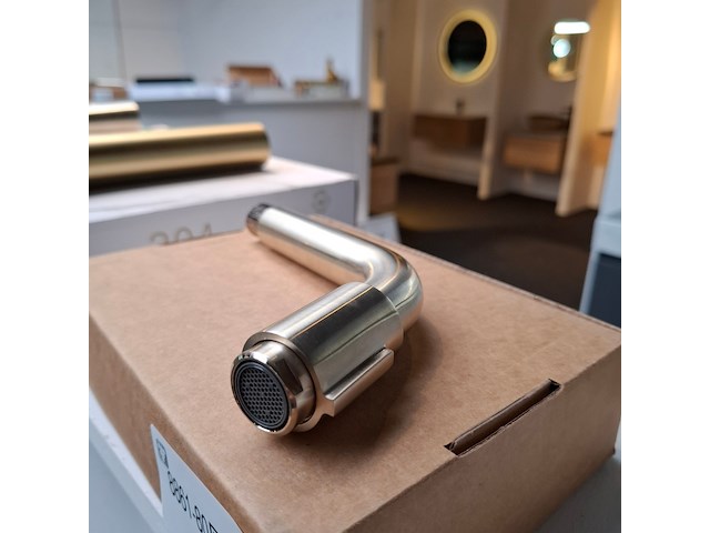 Fonteinkraan essentials, inbouw, messing mat - afbeelding 3 van  5