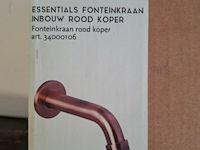 Fonteinkraan essentials, rood koper - afbeelding 3 van  3