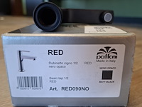 Fonteinkraan paffoni, red, mat zwart - afbeelding 4 van  4