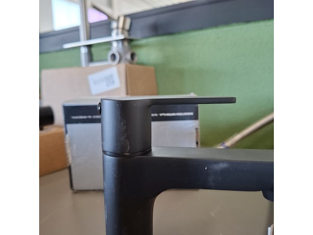 Fonteinkraan paffoni, red, mat zwart - afbeelding 3 van  4