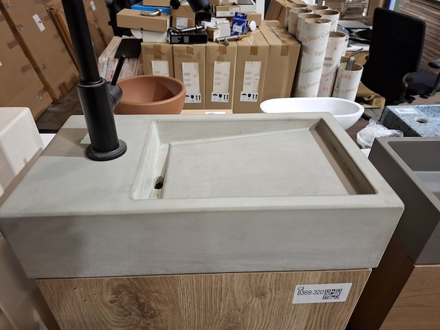 Fonteinmeubel detremmerie, eiken - afbeelding 6 van  10