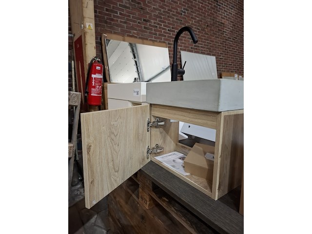 Fonteinmeubel detremmerie, eiken - afbeelding 10 van  10