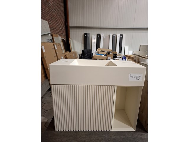 Fonteinmeubel dzignstone, off white - afbeelding 1 van  9