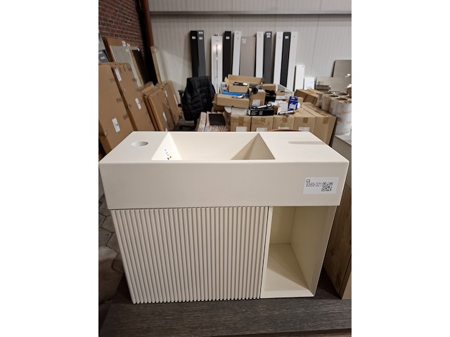 Fonteinmeubel dzignstone, off white - afbeelding 2 van  9