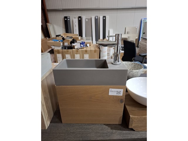 Fonteinmeubel eiken - afbeelding 2 van  6