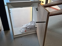 Fonteinmeubel eiken/wit - afbeelding 3 van  9