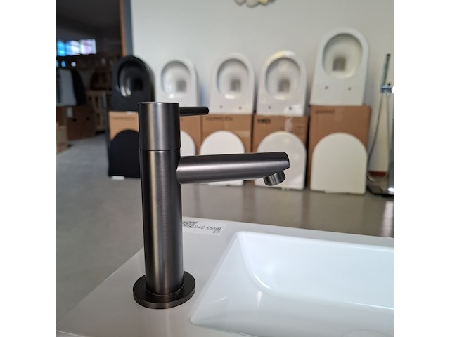 Fonteinmeubel eiken/wit - afbeelding 6 van  9