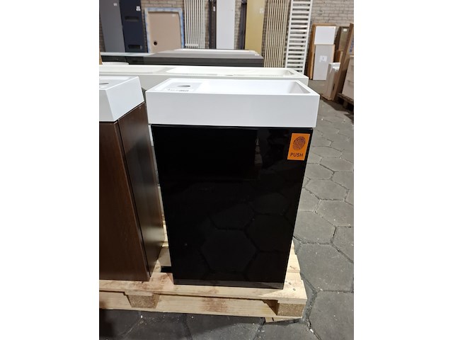 Fonteinmeubel glans zwart - afbeelding 2 van  6