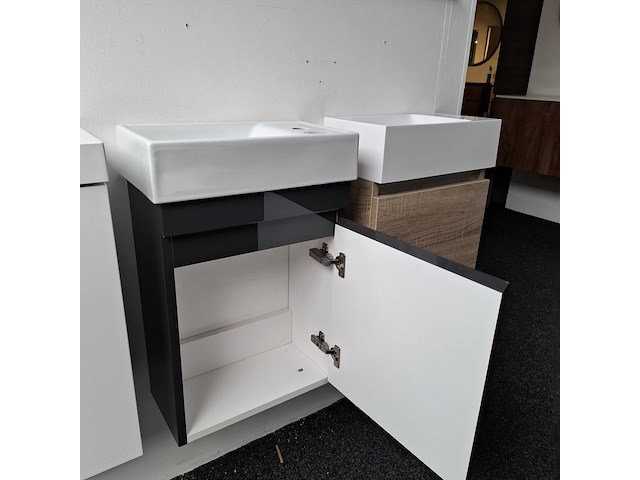 Fonteinmeubel, glans zwart - afbeelding 3 van  6