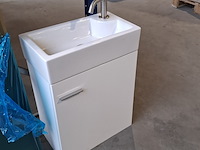 Fonteinmeubel, mat wit - afbeelding 2 van  5