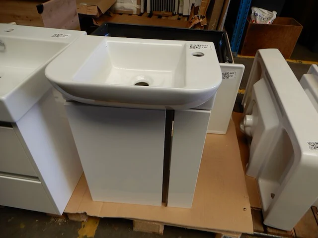 Fonteinmeubel, wit, 450x315x650 - afbeelding 1 van  3