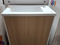 Fonteinmeubel wit/eiken - afbeelding 2 van  6