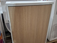 Fonteinmeubel wit/eiken - afbeelding 3 van  6