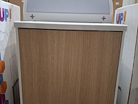 Fonteinmeubel wit/eiken - afbeelding 1 van  4