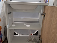 Fonteinmeubel wit/eiken - afbeelding 3 van  4