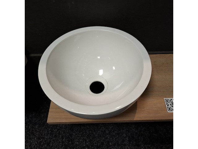 Fonteinmeubel, wood, eiken/wit - afbeelding 5 van  5