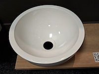 Fonteinmeubel, wood, eiken/wit - afbeelding 5 van  5