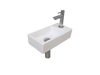 Fonteinpack complete set, solid sanitair, solid 36, wit - afbeelding 1 van  3