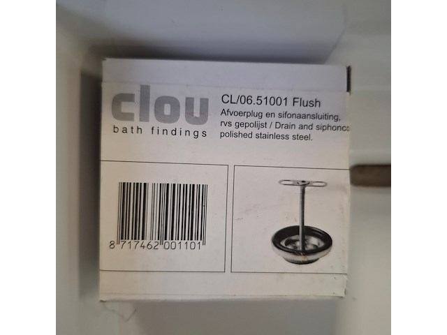 Fonteinset clou, glans wit - afbeelding 9 van  9
