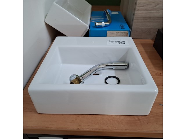 Fonteinset clou, new flush, glans wit - afbeelding 1 van  8