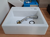 Fonteinset clou, new flush, glans wit