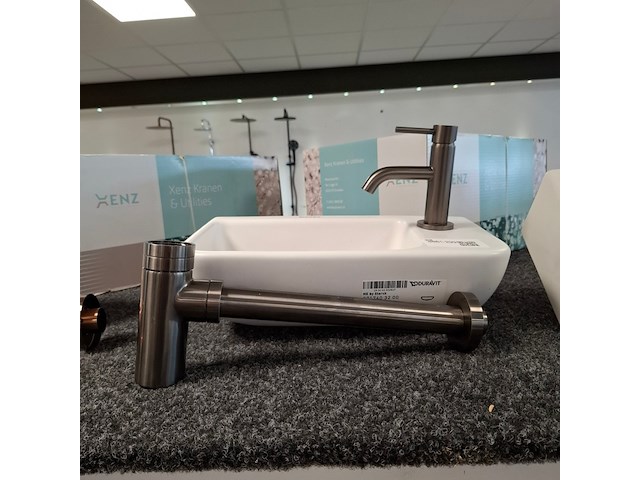 Fonteinset duravit, me by starck, mat wit - afbeelding 1 van  9