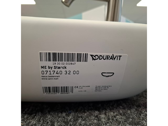 Fonteinset duravit, me by starck, mat wit - afbeelding 5 van  9