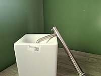 Fonteinset high, square, wit