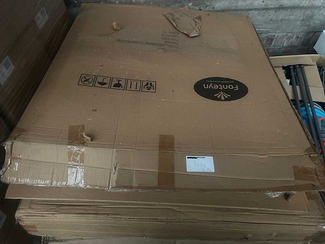 Fonteyn - tuintafel met glasplaat 90x90 cm (5x) - afbeelding 2 van  4