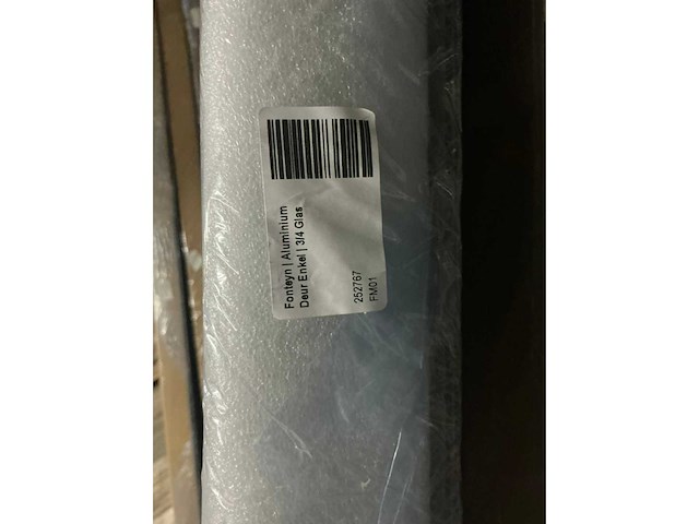 Fonteyn aluminium deur met kozijn 3/4 glas (5x) - afbeelding 1 van  1