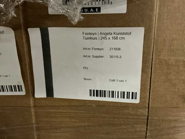Fonteyn angela plastic tuinhuis - afbeelding 1 van  1