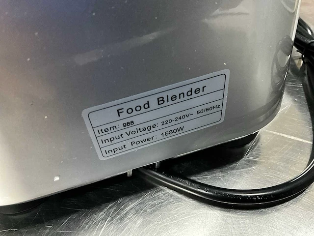 Food blender 988 blender - afbeelding 7 van  7
