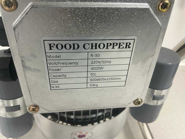 Food chopper r-50 poedermixer - afbeelding 6 van  6