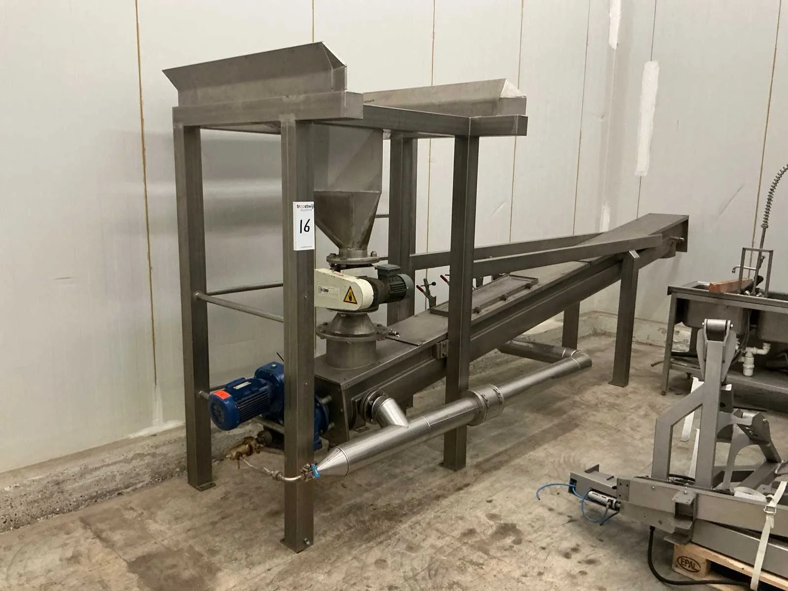Food industry equipment – rvs machines, apparatuur & onderdelen