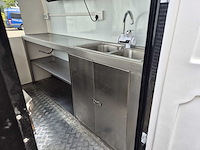 Foodtruck zwart met koelwerkbank en afzuigkap - 2025 - afbeelding 3 van  15