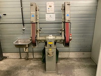 Förbjudet dubbele industriële bandschuurmachine - afbeelding 1 van  8