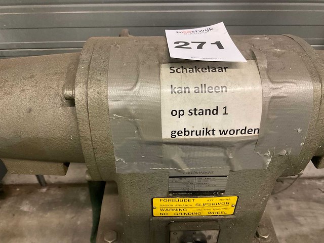 Förbjudet dubbele industriële bandschuurmachine - afbeelding 4 van  8